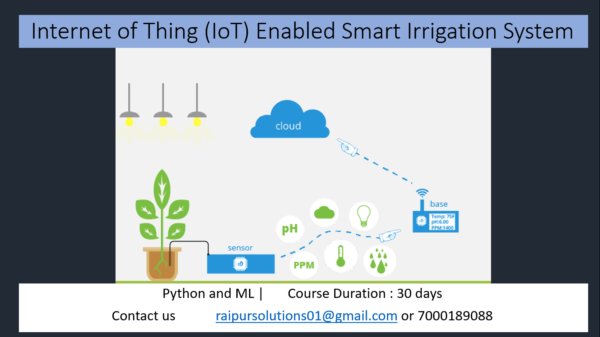 Internet of Thing (IoT) Enabled Smart Irrigation System